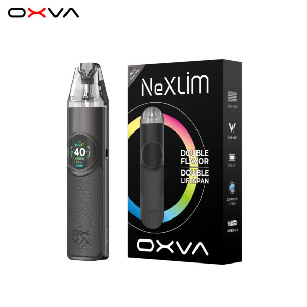 Dark Grey_OXVA NeXLIM_Dual Mesh Pod 2025 03 OXVA電子煙-NEXLIM 大蠻牛40w