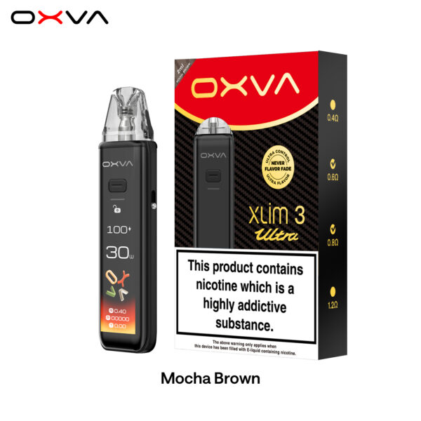 mocha-brown-oxva-xlim-3ultra-best-overall-pod-system-2025 OXVA XLIM 3 ULTRA 奧創