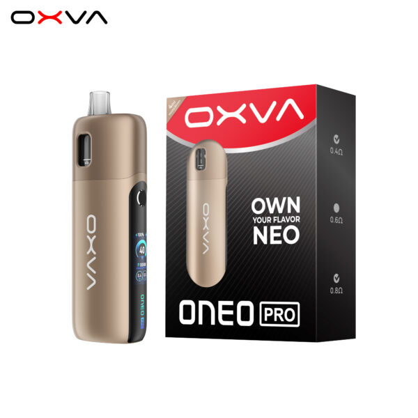 Mocha-Brown OXVA-ONEO PRO 奧尼奧大小煙主機 40W ( 10月新品)