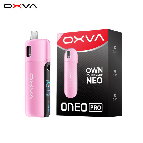 Rose-Pink OXVA-ONEO PRO 奧尼奧大小煙主機 40W ( 10月新品)