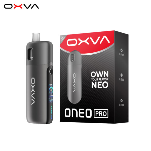 Steel-Gray OXVA-ONEO PRO 奧尼奧大小煙主機 40W ( 10月新品)